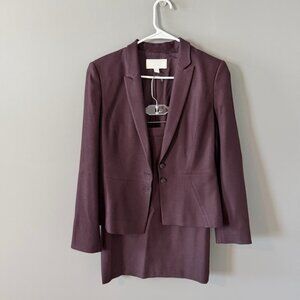 Boss Maroon Skirt Suit